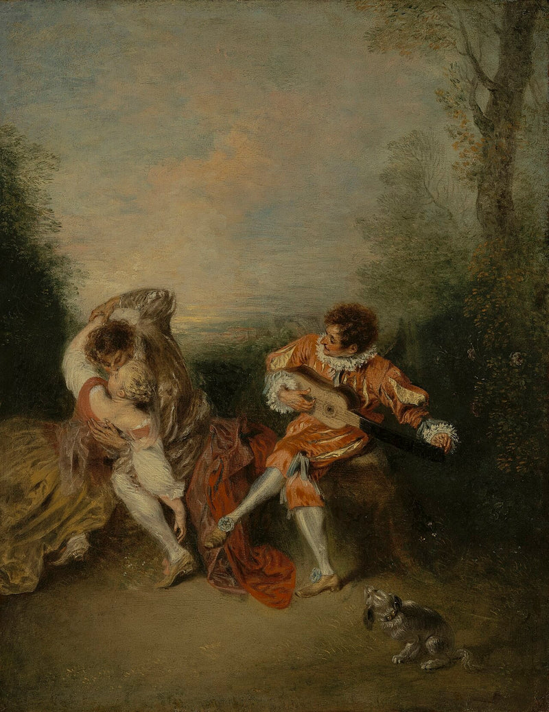 La Surprise - Antoine Watteau