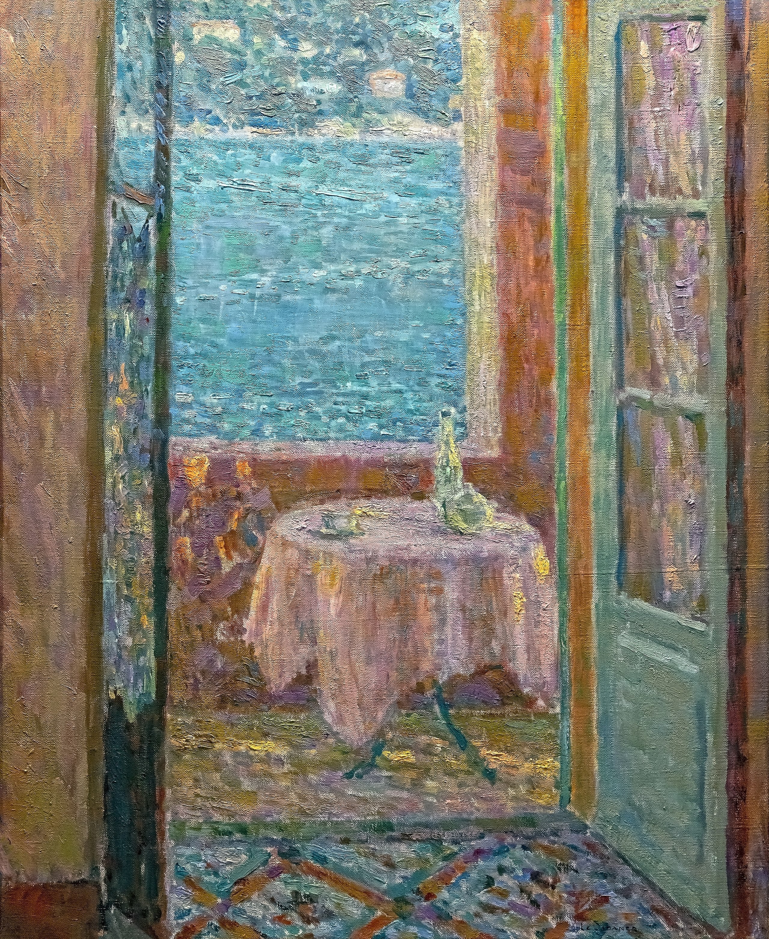 La Table de la mer, Villefranche-sur-Mer - Henri Le Sidaner
