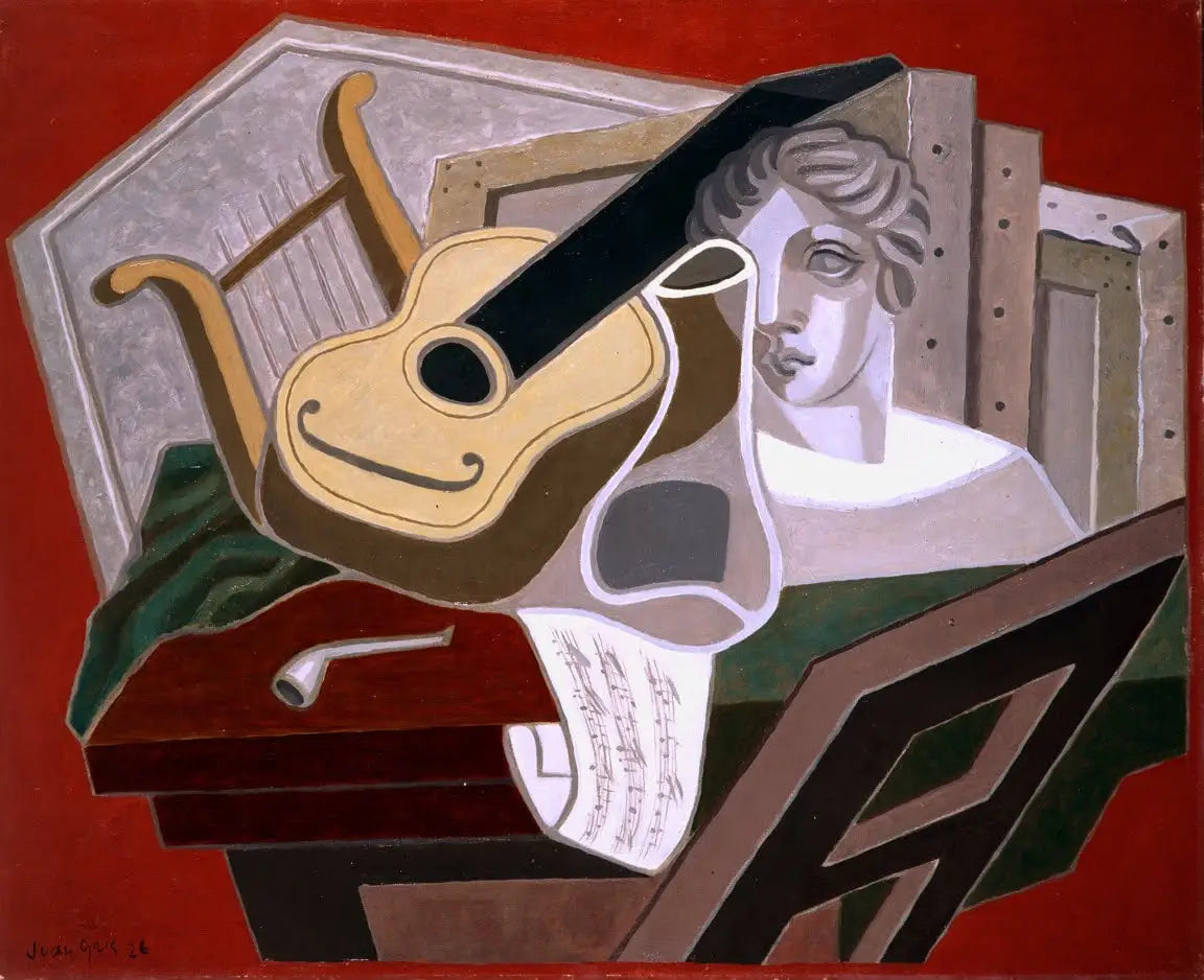 La table du musicien - Juan Gris - Alpha Reproduction