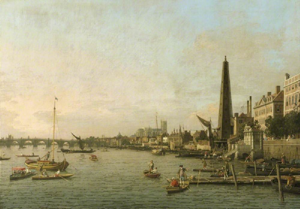 La Tamise à Westminster - Canaletto