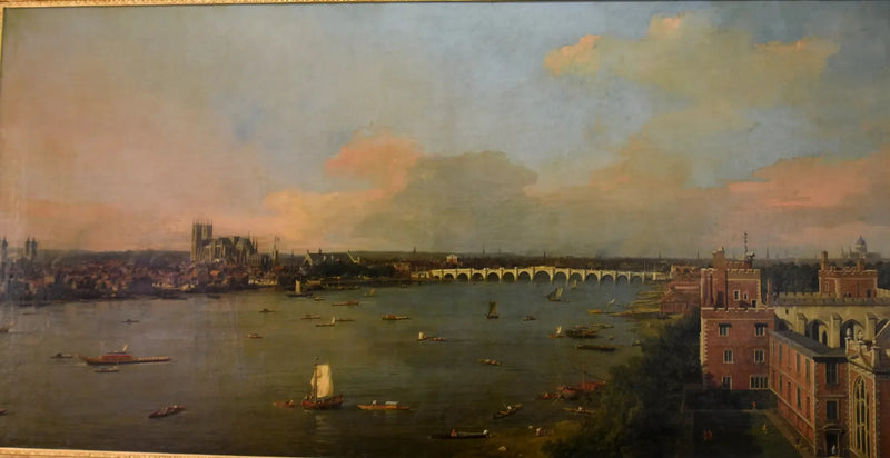 La Tamise vers Westminster depuis Lambeth - Canaletto