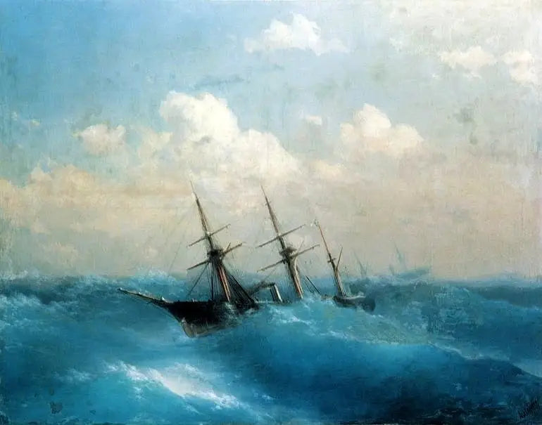 La tempête - Ivan Aïvazovski