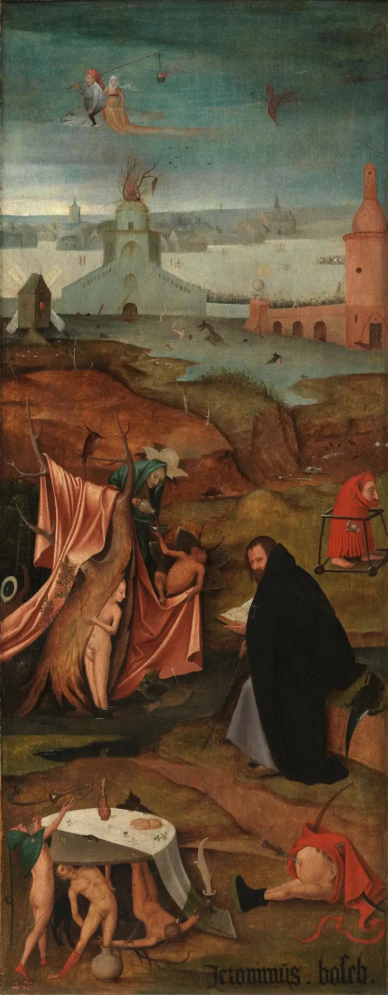 La tentation de saint Antoine - Hieronymus Bosch