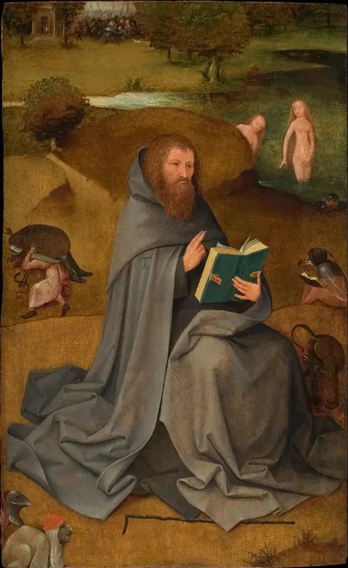 La Tentation de saint Antoine. - Hieronymus Bosch