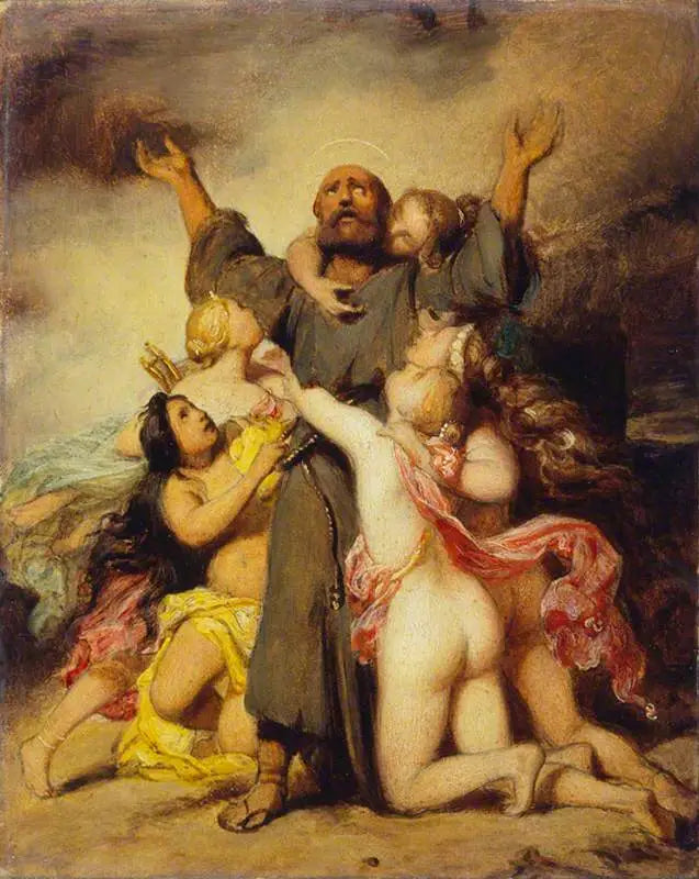 La Tentation de Saint Antoine - Paul Delaroche