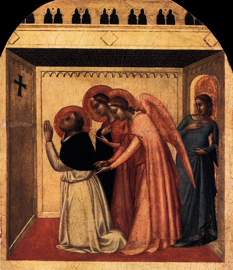 La tentation de Thomas d'Aquin - Bernardo Daddi