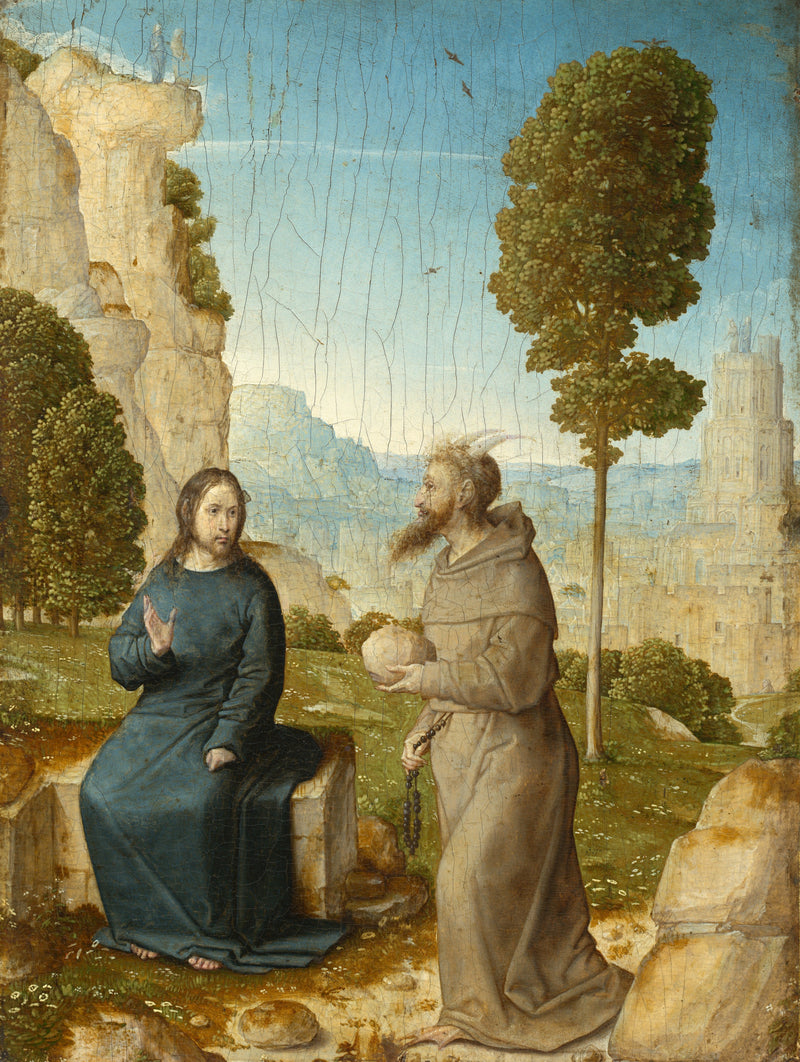 La tentation du Christ - Juan de Flandes