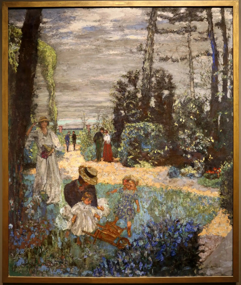 La terrasse à Vasouy - Le jardin - Édouard Vuillard