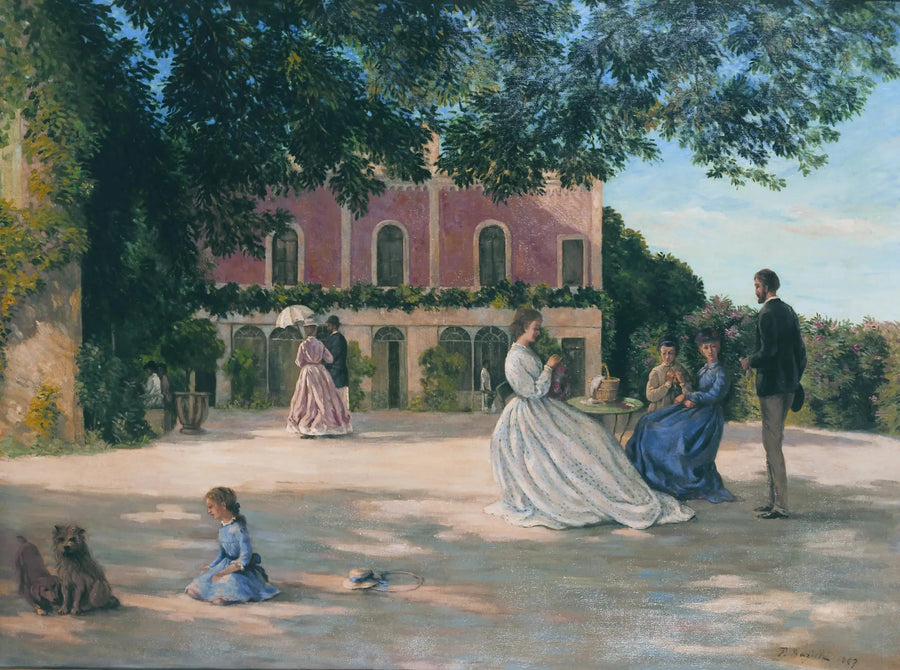 La Terrasse de Méric - Frédéric Bazille