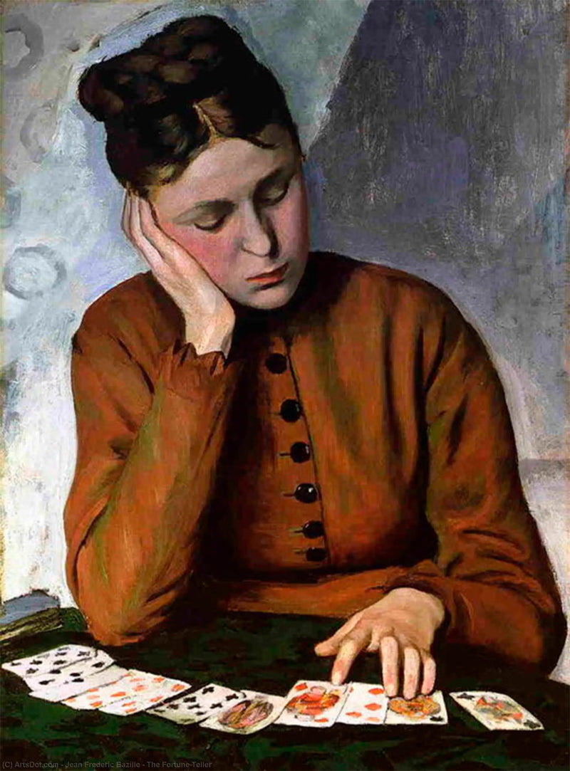 La Tireuse de cartes - Frédéric Bazille
