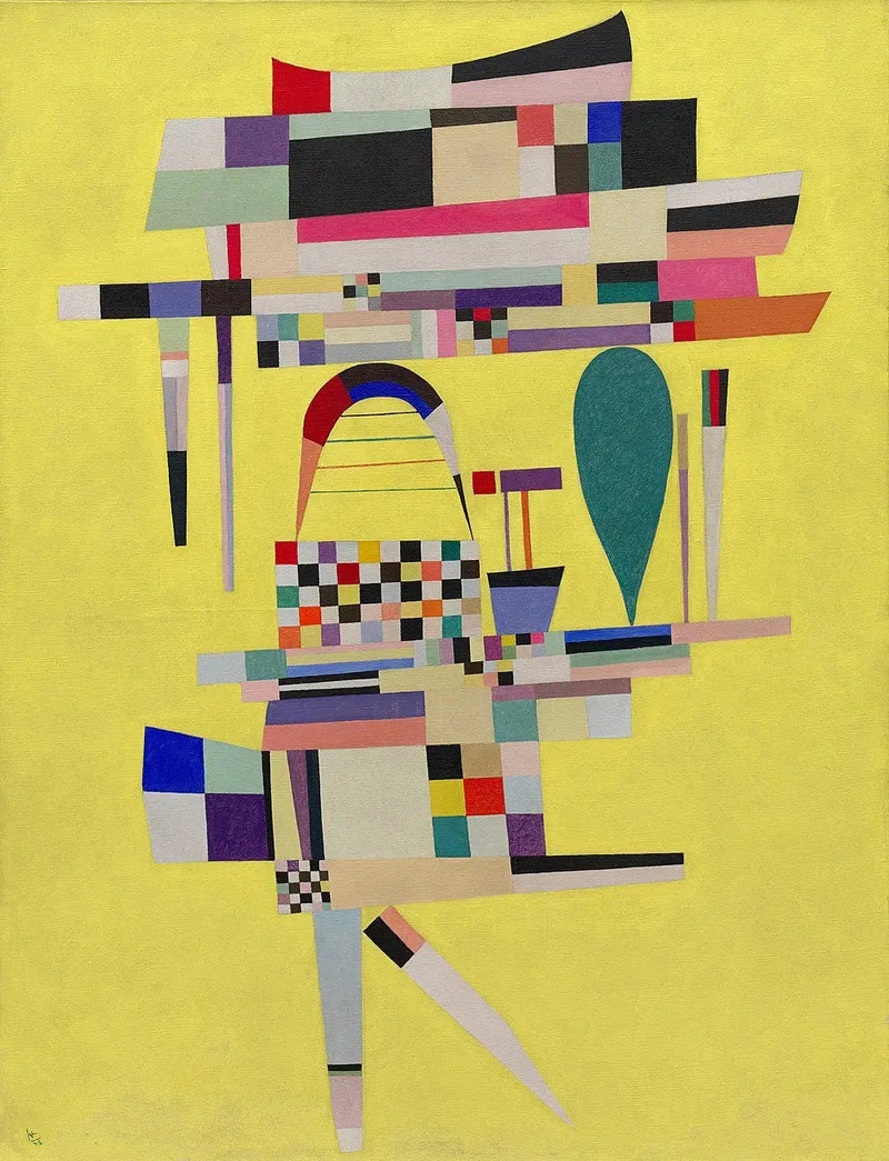 La Toile jaune - Vassily Kandinsky