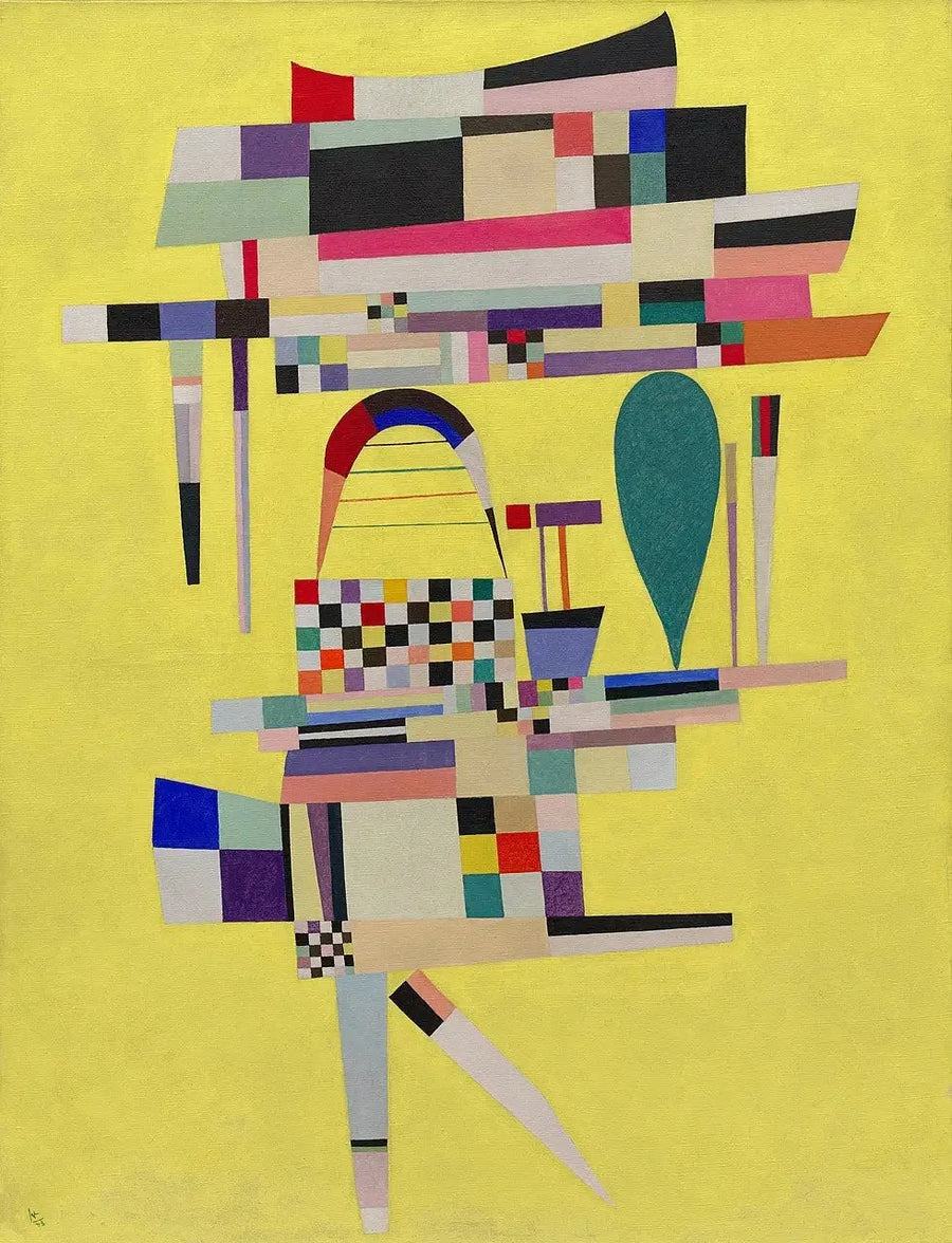 La Toile jaune - Vassily Kandinsky