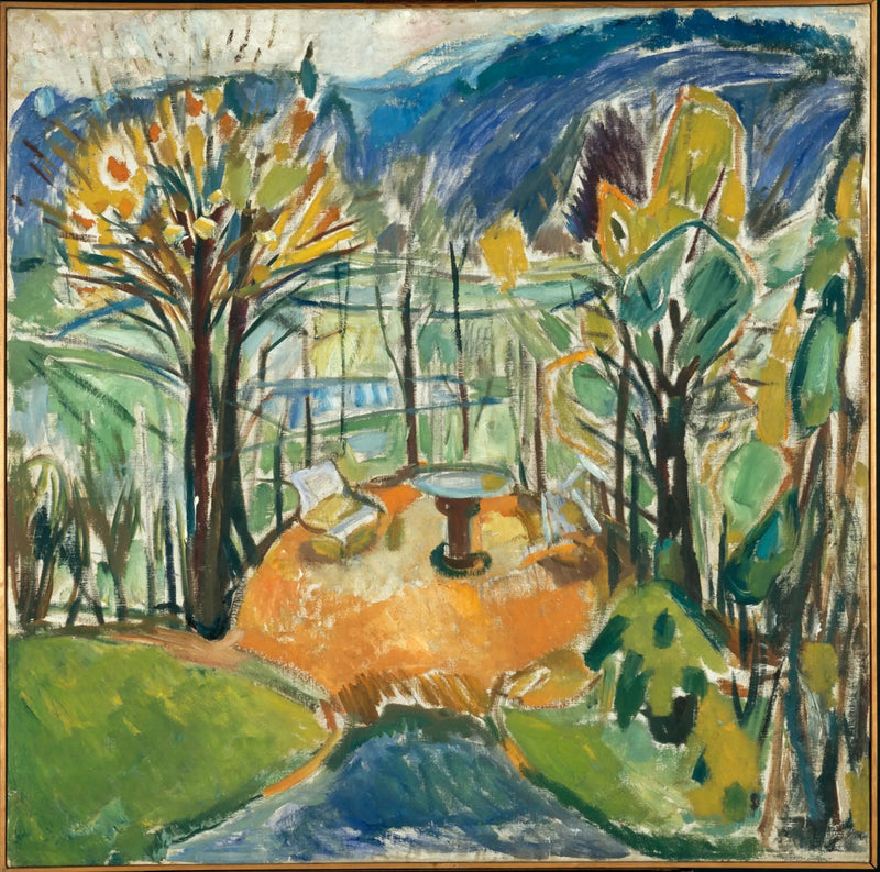 La Tonnelle à la fin de l'automne - Edvard Munch