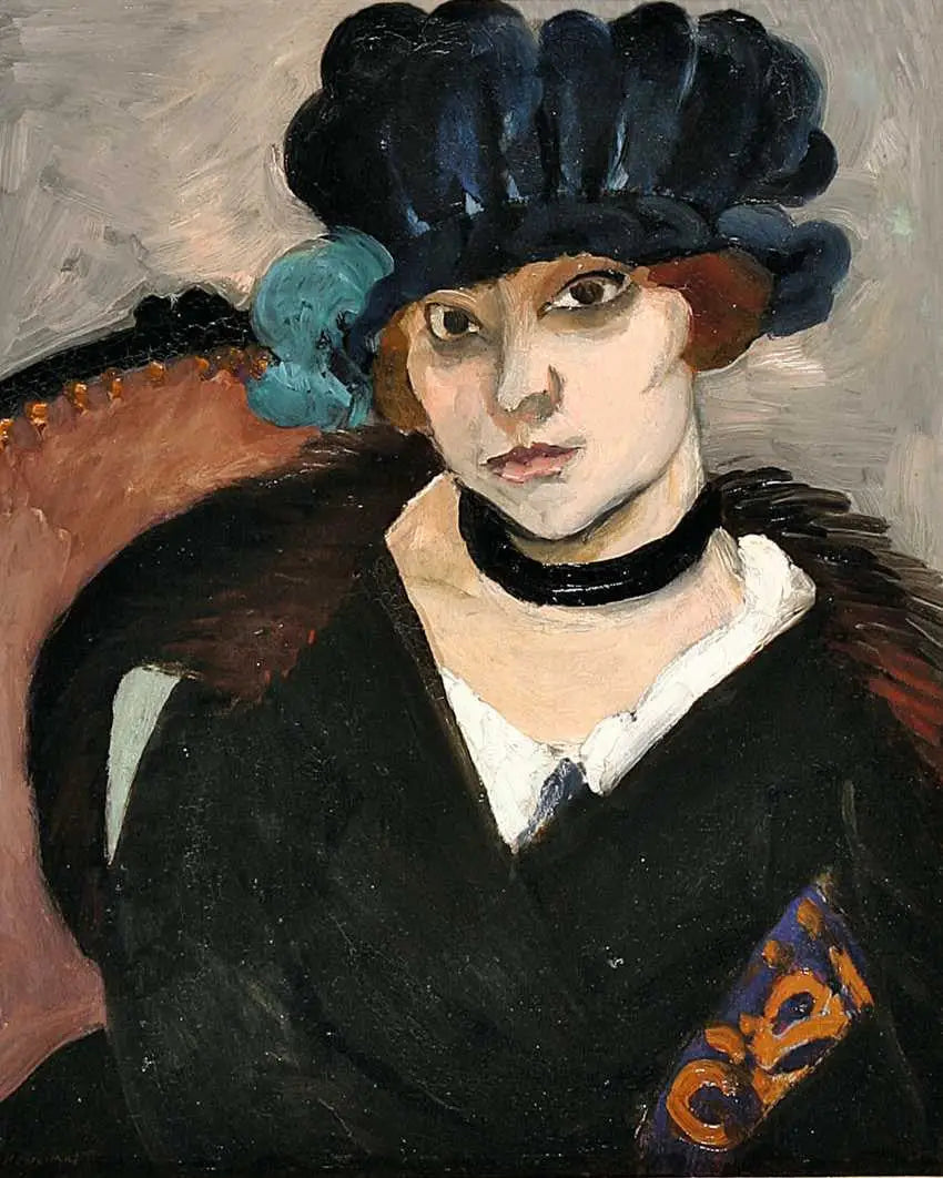 La toque de velours noir - Henri Matisse