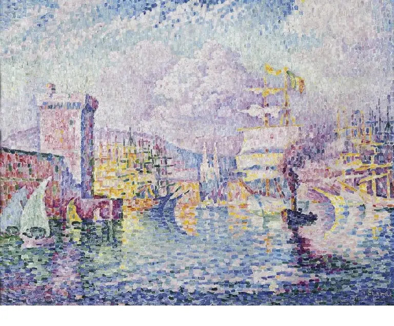 La tour rose. Marseille - Paul Signac