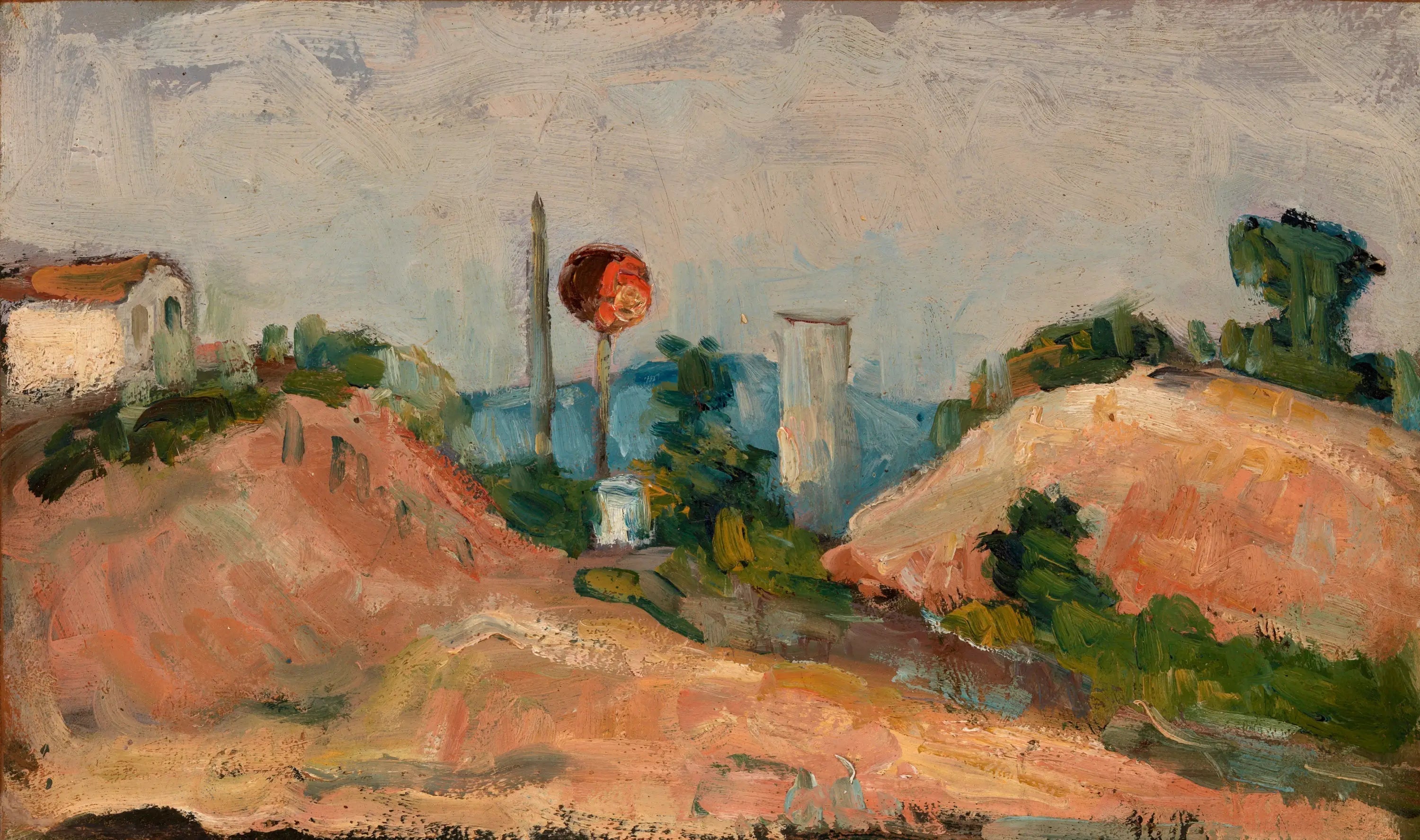 La Tranchée - Paul Cézanne image 1 reproduction de peinture à l’huile