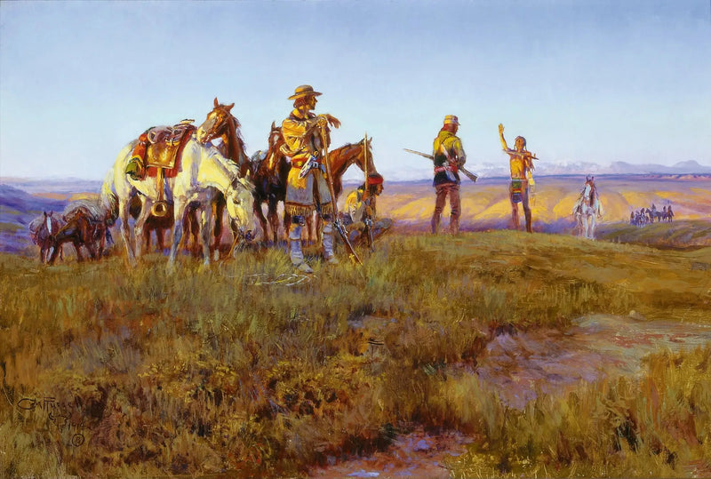 La Trêve de Wildman – Le Calumet de la Paix - Charles Marion Russell