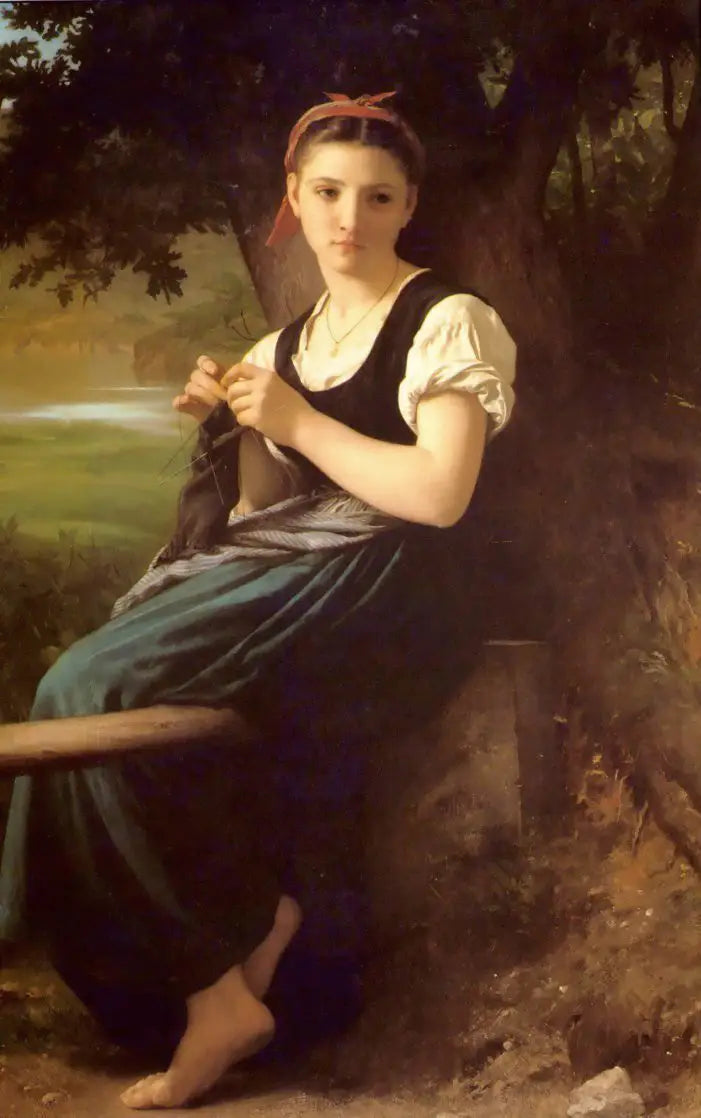 La Tricoteuse - Bouguereau