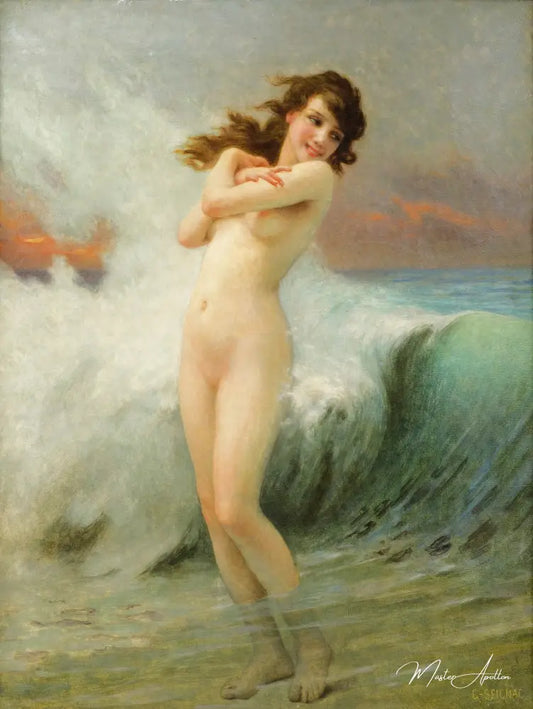 La Vague de Guillaume Seignac - Reproductions de tableaux et peintures haut de gamme