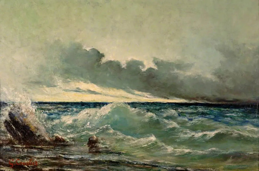La Vague - Gustave Courbet