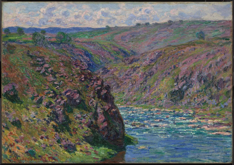 La vallée de la Creuse (effet de la lumière du soleil) - Claude Monet