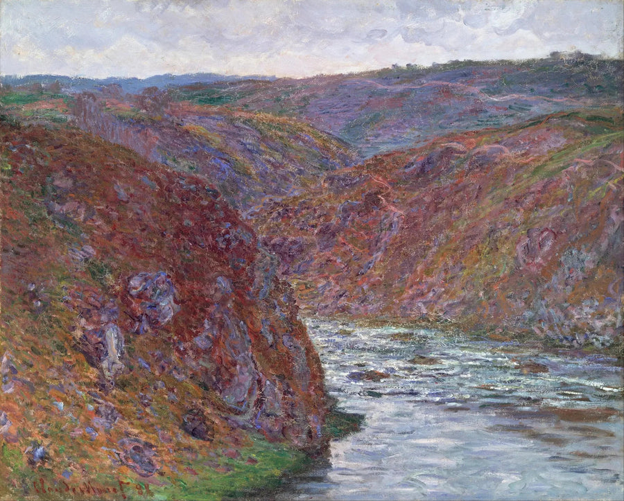 La vallée de la Creuse (jour gris) - Claude Monet