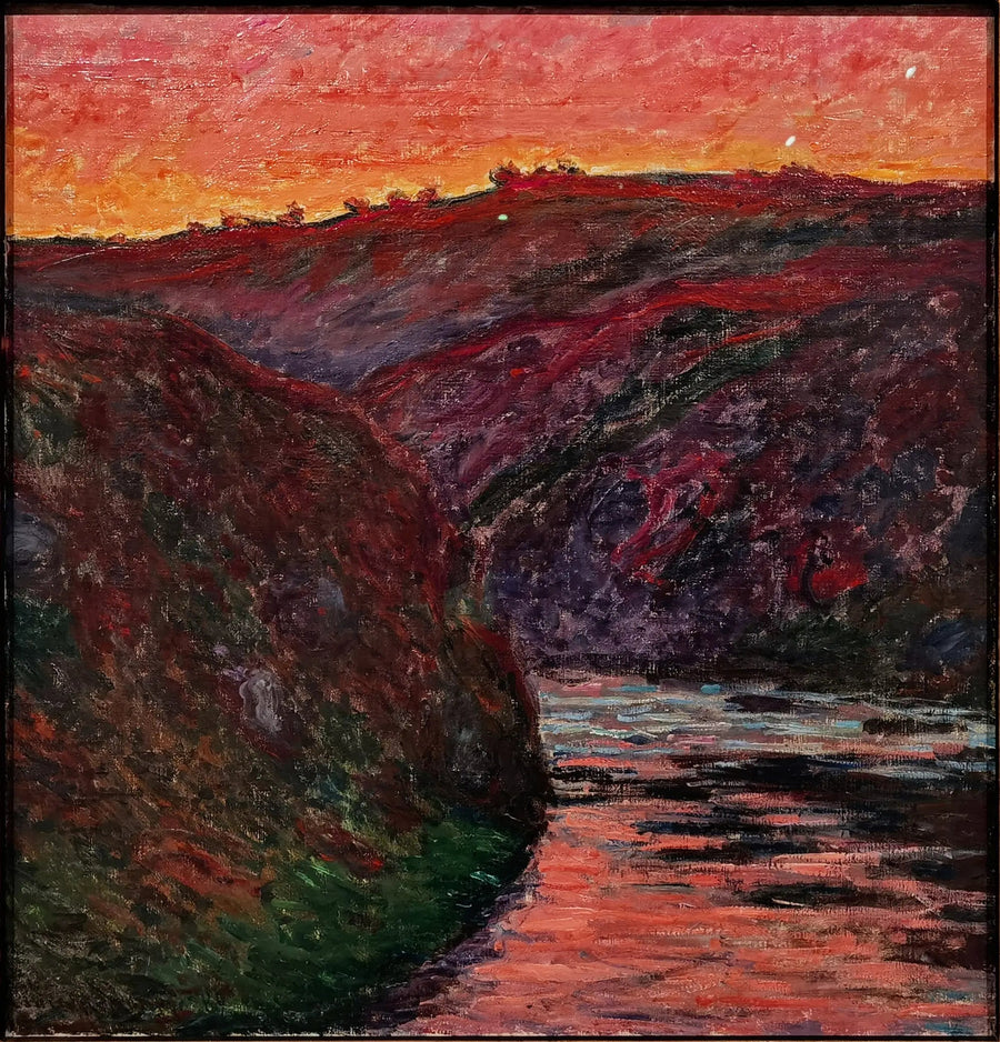 La vallée de la Creuse, soleil couchant - Claude Monet