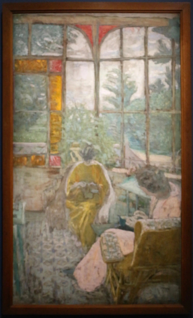 La Véranda du Coadigou à Loctudy, Marcelle Aron et Marthe Mellot - Édouard Vuillard