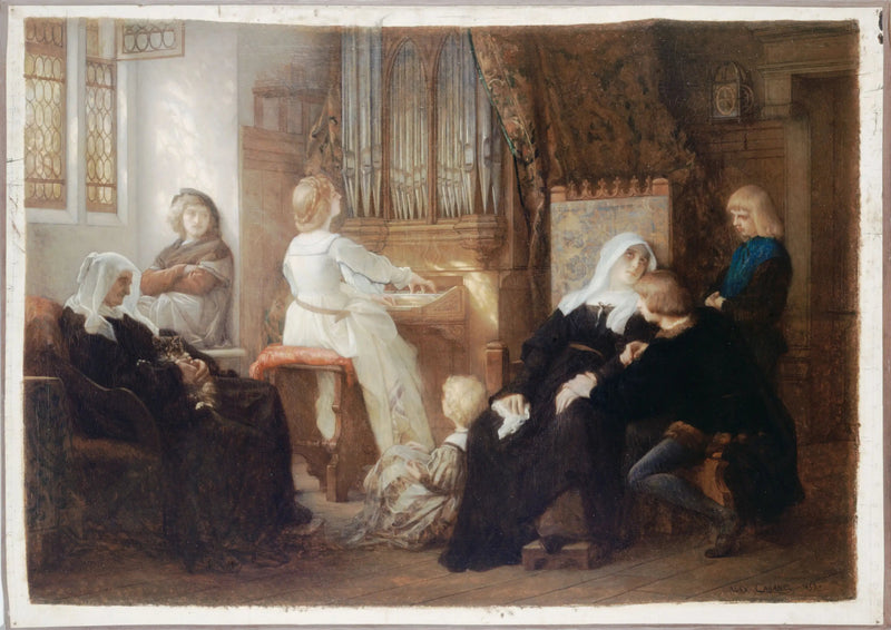 La veuve du maître de chapelle - Alexandre Cabanel