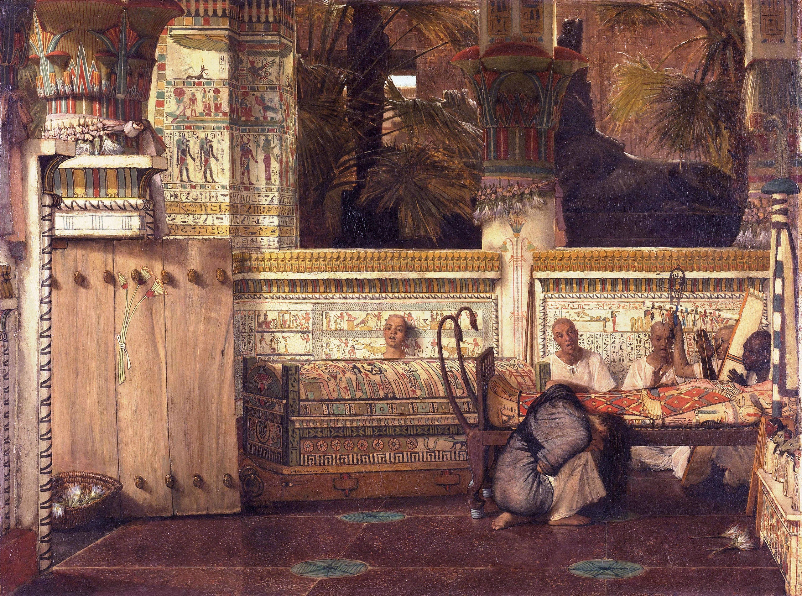 La veuve égyptienne - Lawrence Alma-Tadema