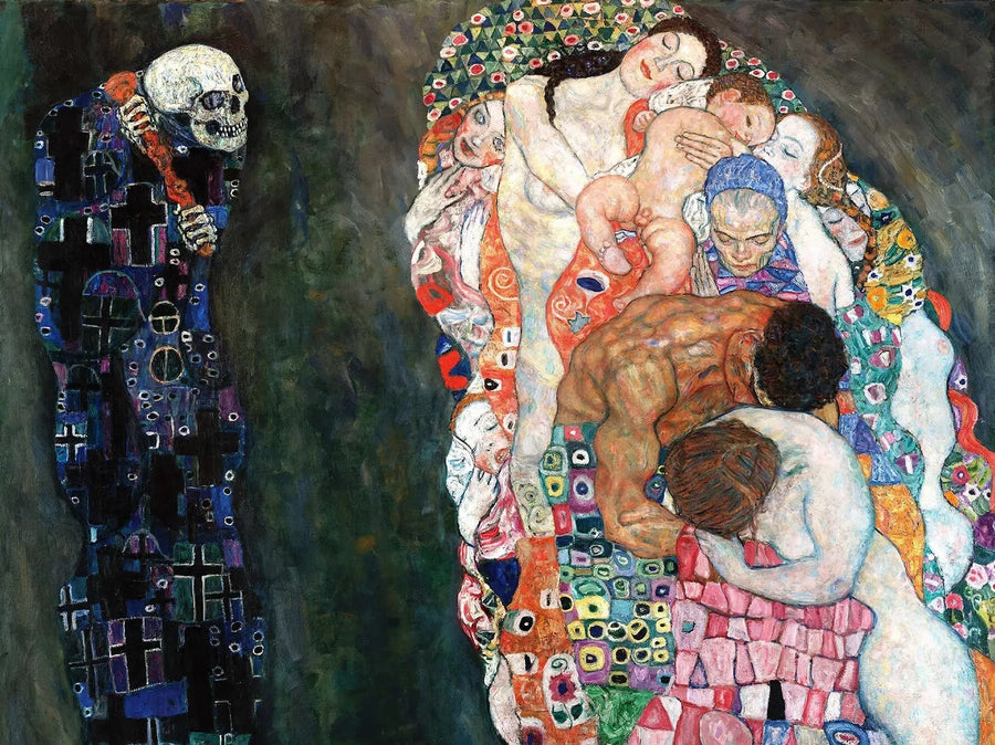 La Vie et la Mort - Gustav Klimt