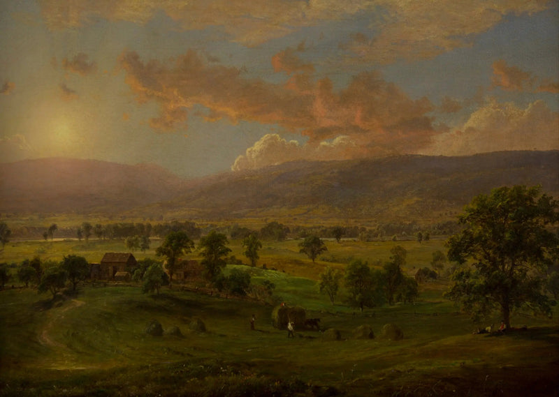 La vieille ferme, vallée du Wyoming - Jasper Francis Cropsey