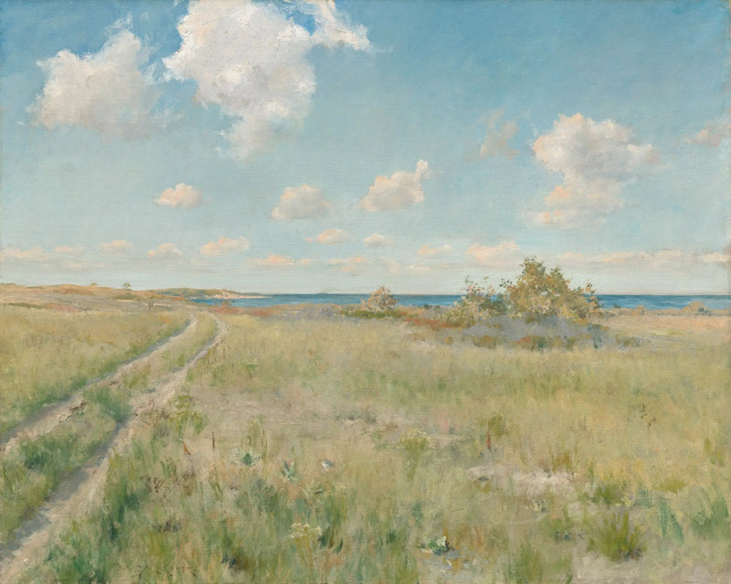 La vieille route vers la mer - William Merritt Chase