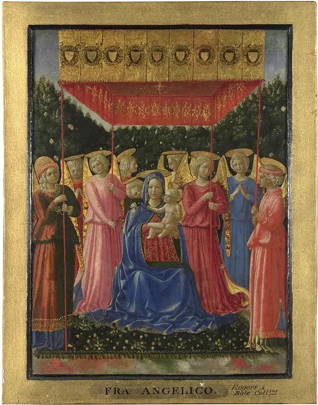 La Vierge à l'Enfant avec des anges - Benozzo Gozzoli