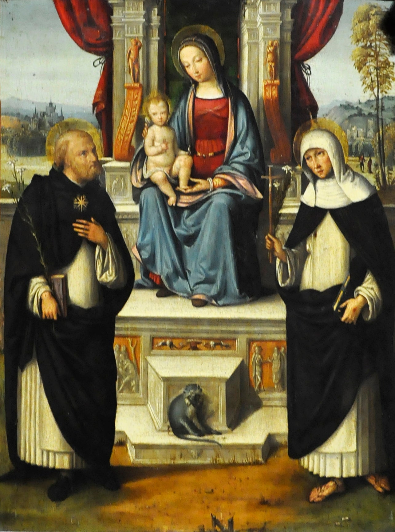 La Vierge à l'Enfant avec des saints - Benvenuto Tisi