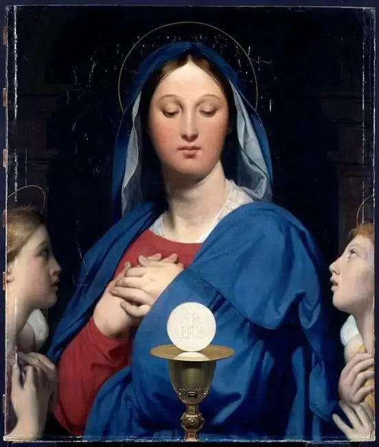La Vierge à l'hostie - Jean-Auguste-Dominique Ingres