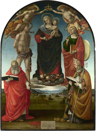 La Vierge à l’Enfant avec des saints - Luca Signorelli - Alpha Reproduction