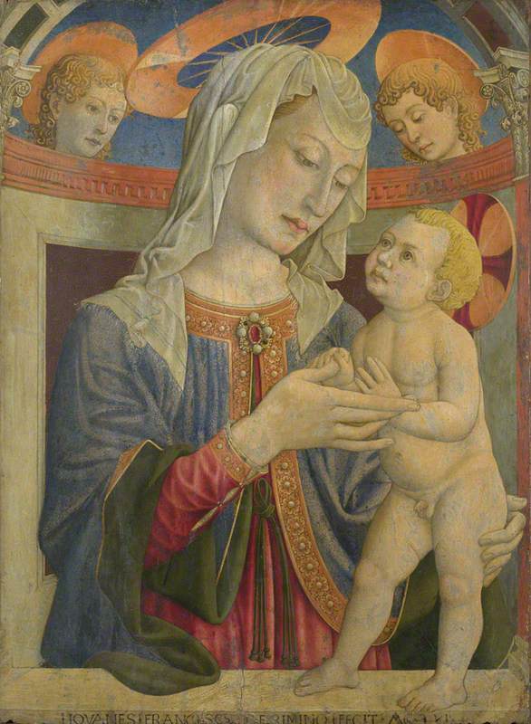 La Vierge à l'Enfant avec deux anges - Giovanni Francesco da Rimini