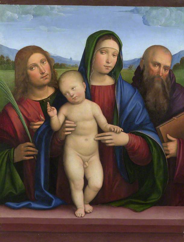 La Vierge à l'Enfant avec deux saints - Francesco Francia