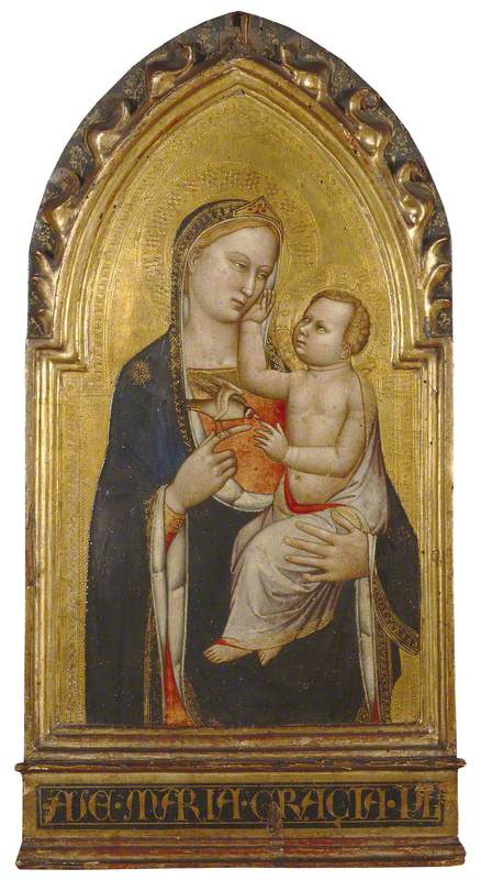 La Vierge à l'Enfant avec le chardonneret - Bernardo Daddi