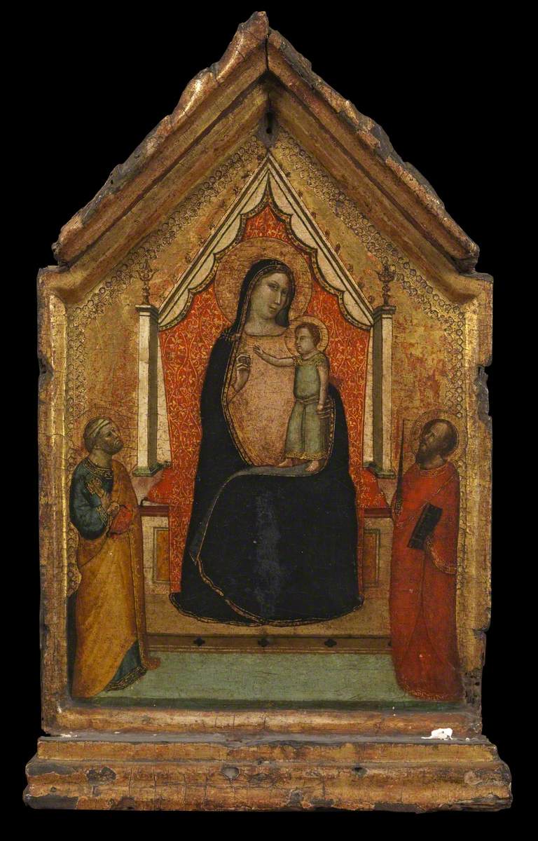 La Vierge à l'Enfant avec saint Pierre et saint Paul - Bernardo Daddi