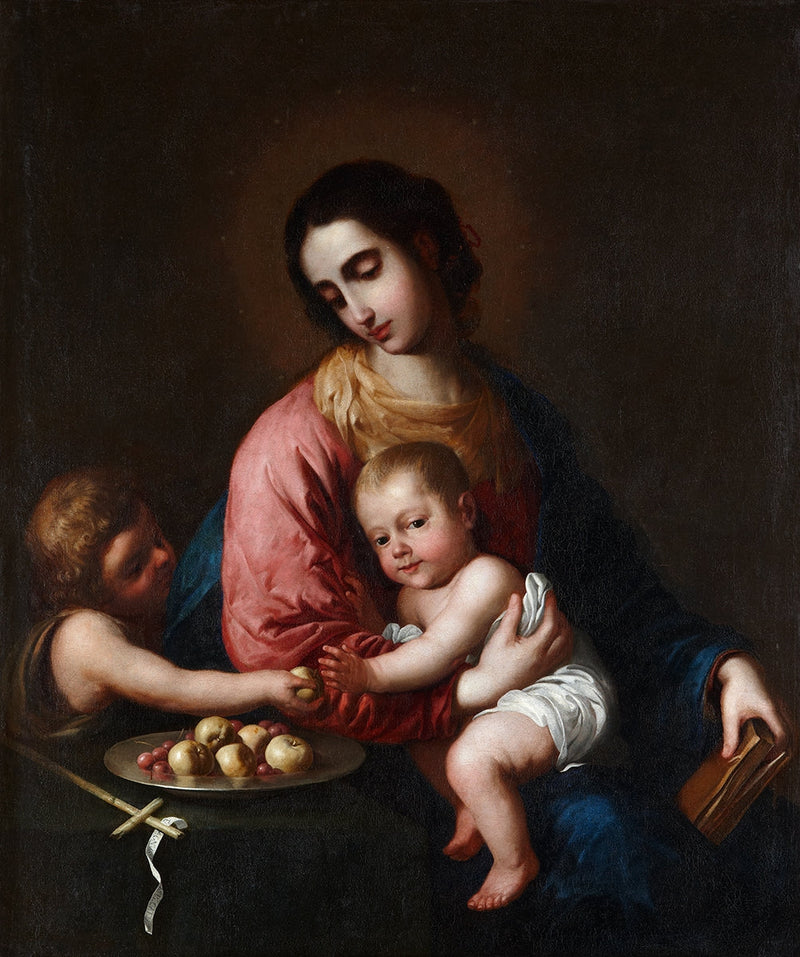 La Vierge à l'Enfant Jésus et l'Enfant Saint Jean - Francisco de Zurbarán