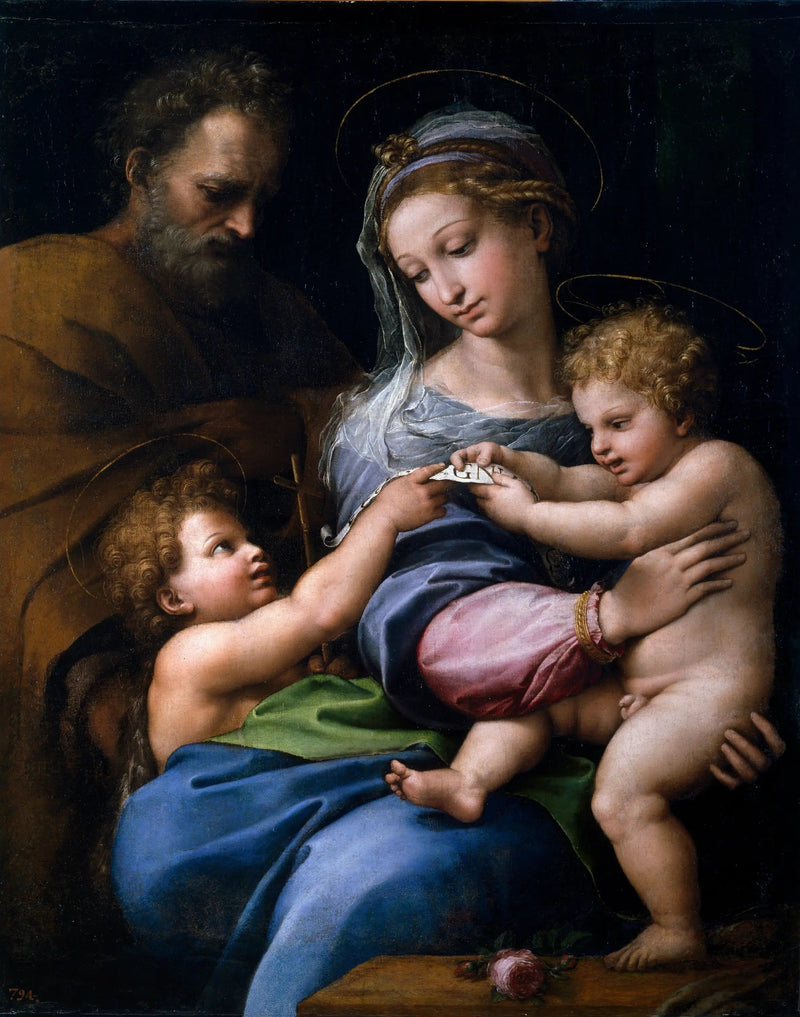 La Vierge à la rose - Raphaël Sanzio