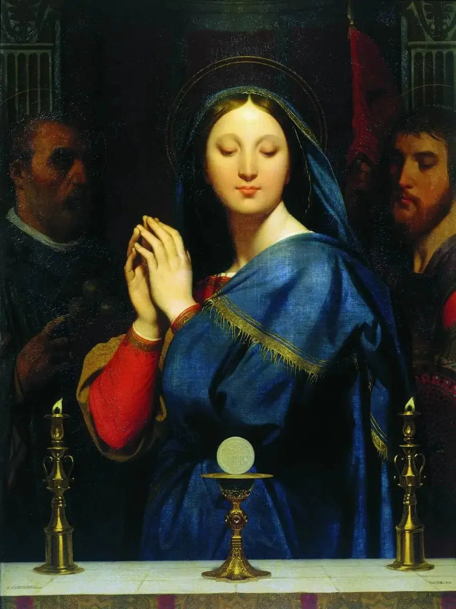 La Vierge adorant l'Hostie - Jean-Auguste-Dominique Ingres