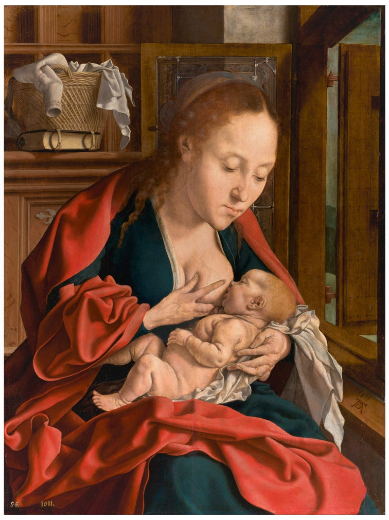 La Vierge allaitant l'enfant - Marinus van Reymerswale