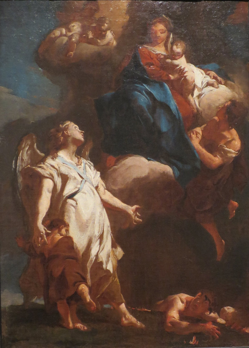 La Vierge apparaissant à l'ange gardien - Giovanni Battista Piazzetta