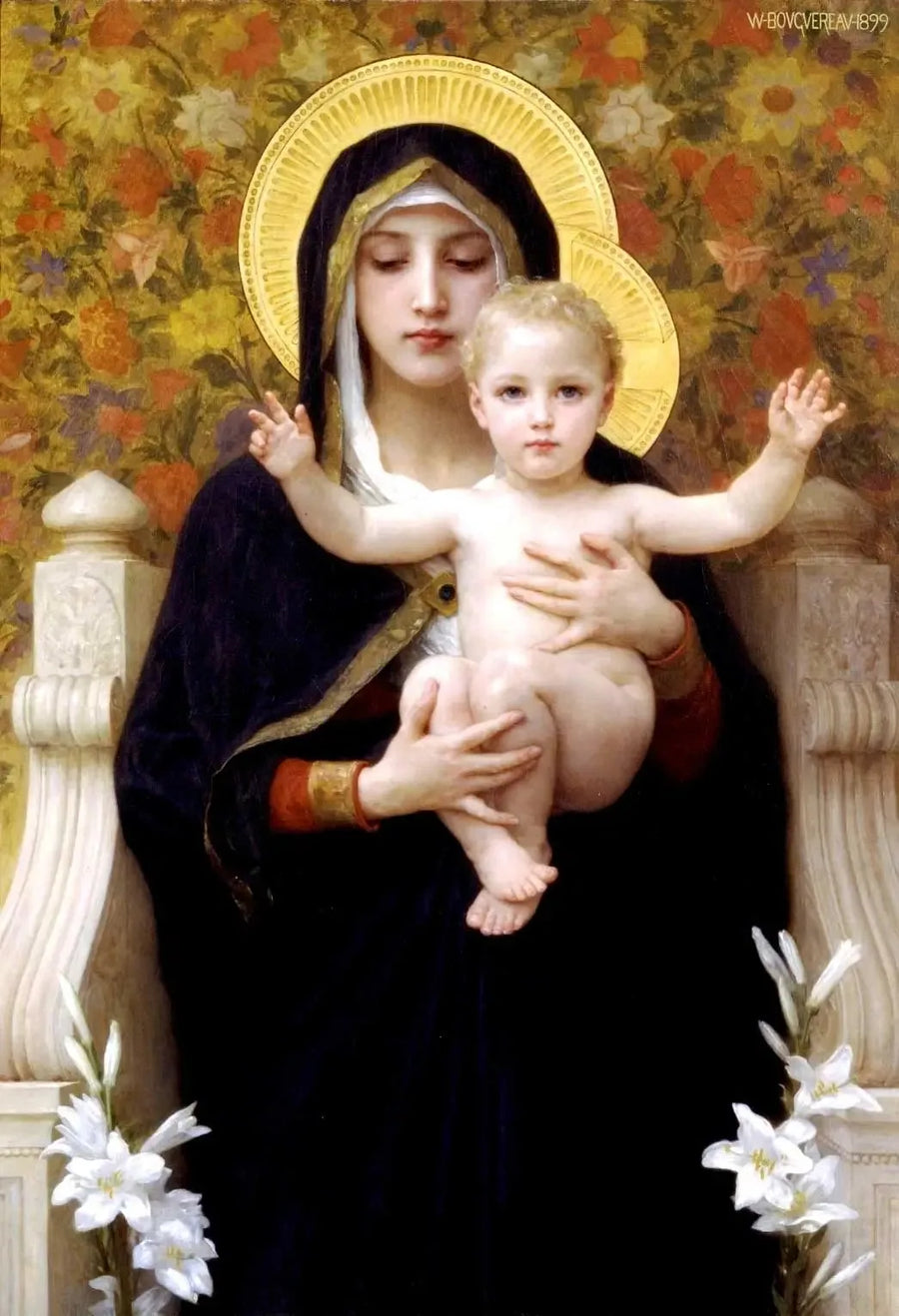 La Vierge au lys - Bouguereau