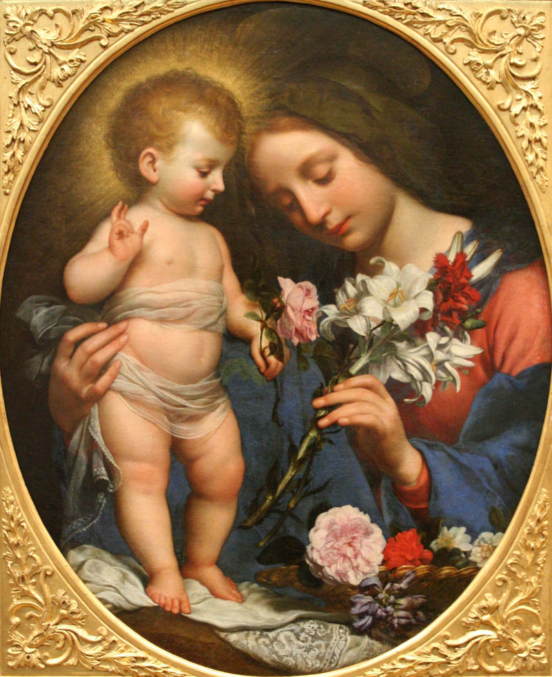 La Vierge au lys. - Carlo Dolci