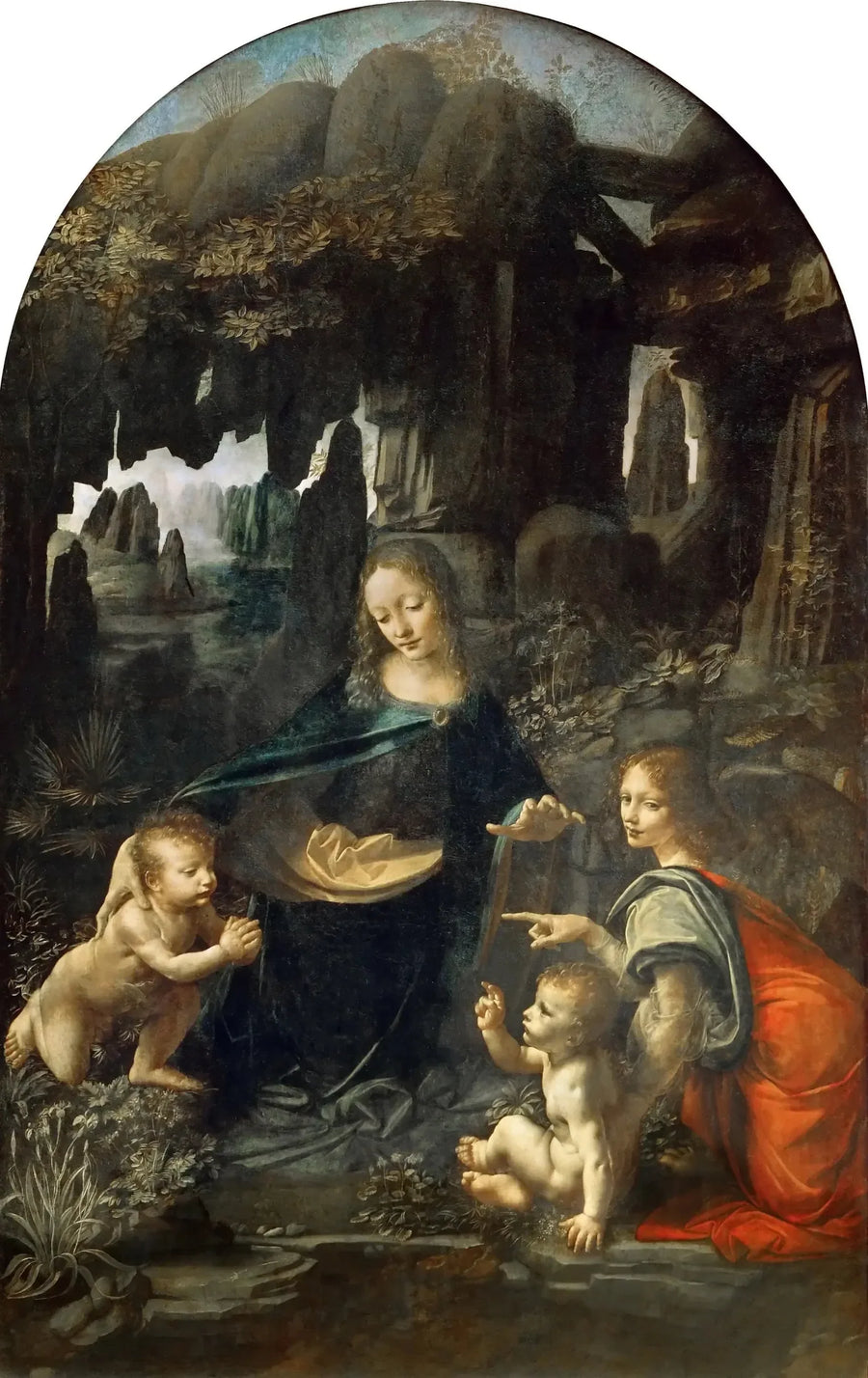 La Vierge aux rochers - Léonard de Vinci
