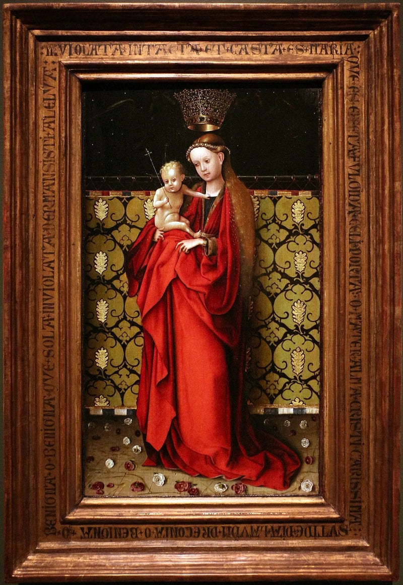 La Vierge couronnée par les anges - Stefan Lochner